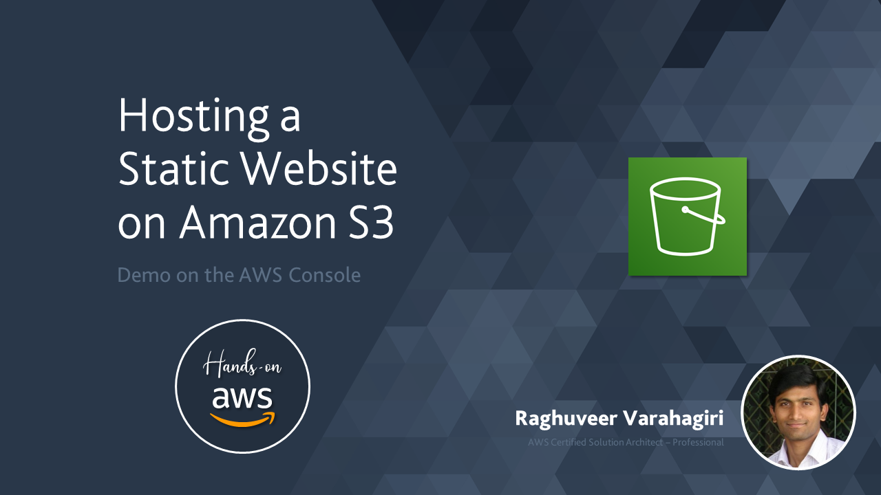 Hosting a Static Website on Amazon S3